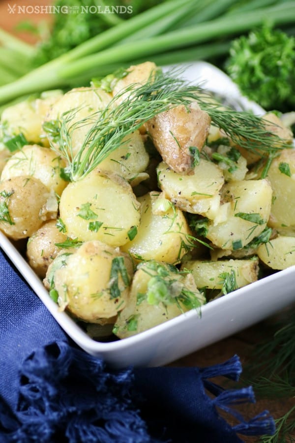 Herbed Potato Salad {No Mayo}