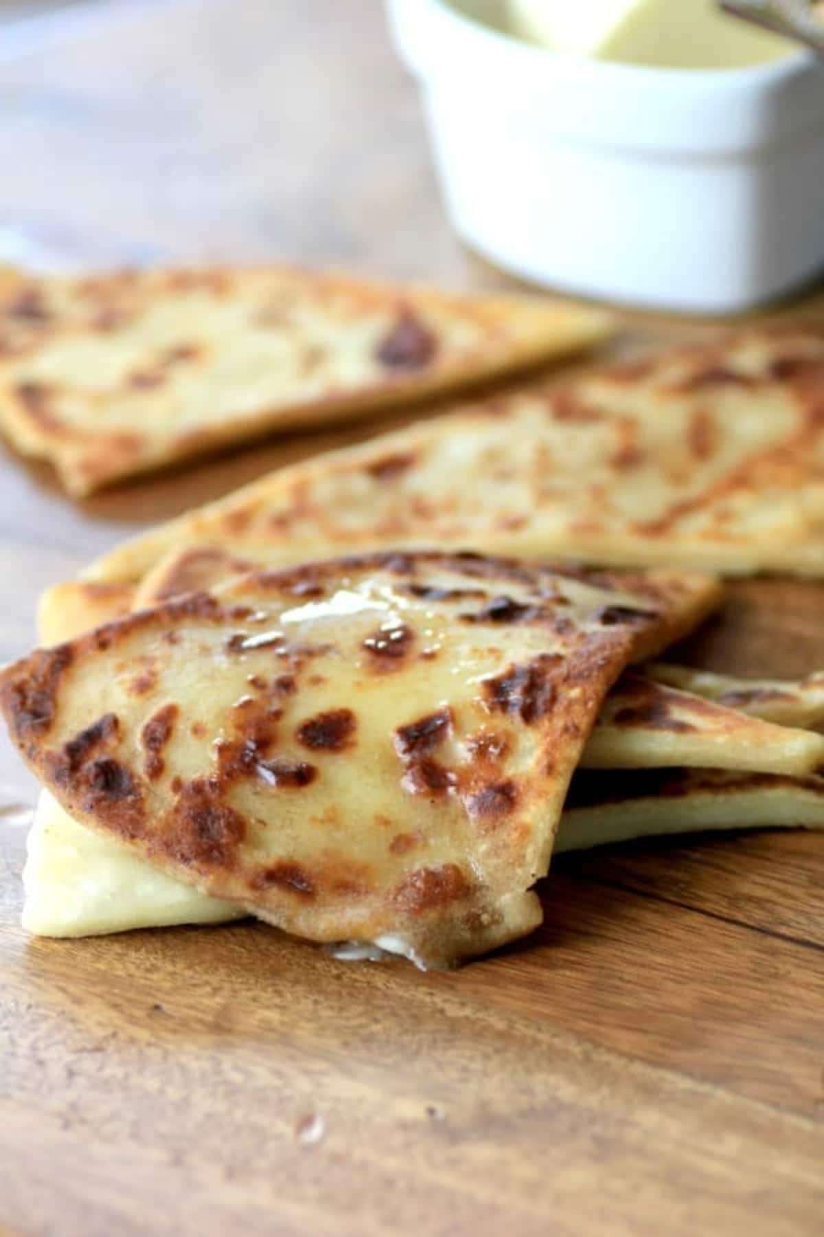 Potato Scones from the side.