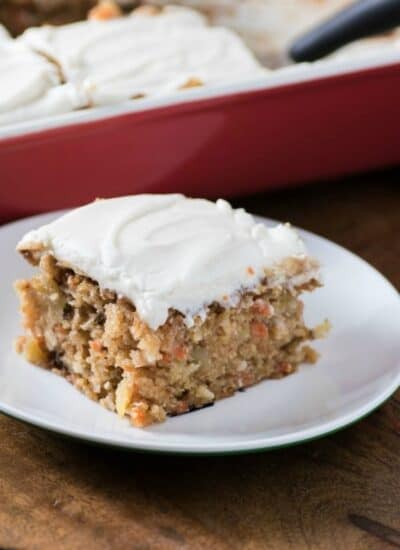 Easy Carrot Snack Cake hero.