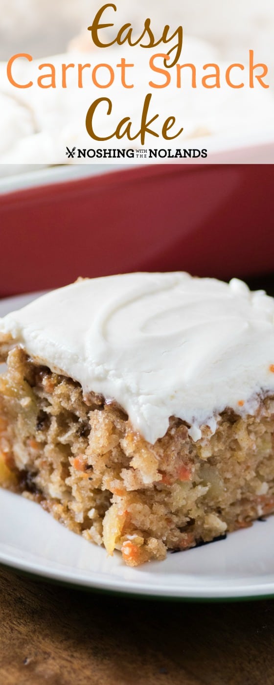 Easy Carrot Snack Cake