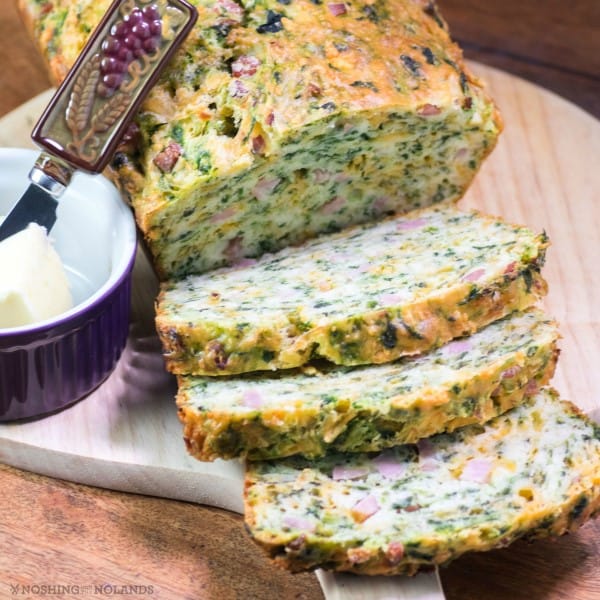 Ham Cheese Spinach Loaf