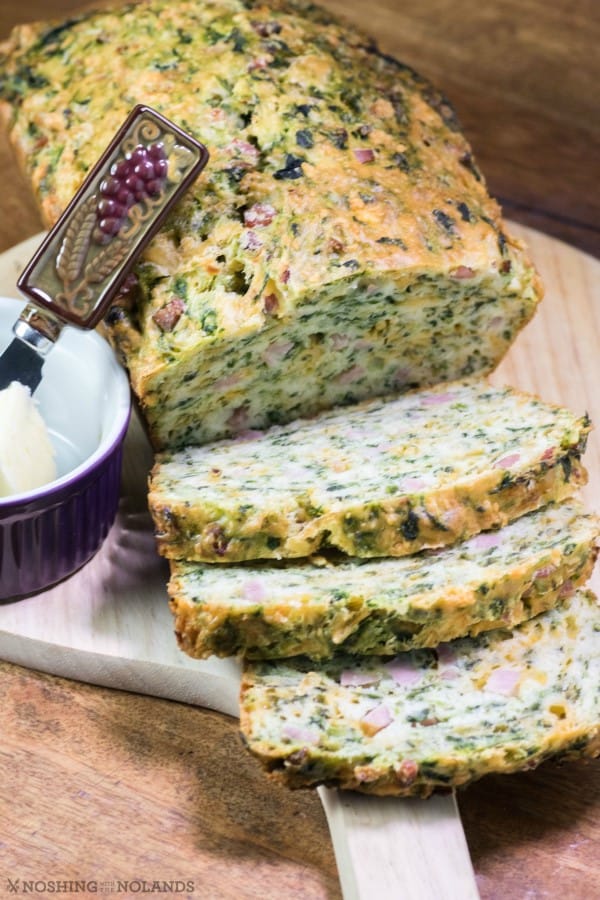 Ham Cheese Spinach Loaf