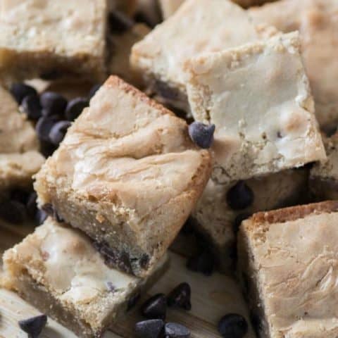 Peanut Butter Chocolate Chip Blondies