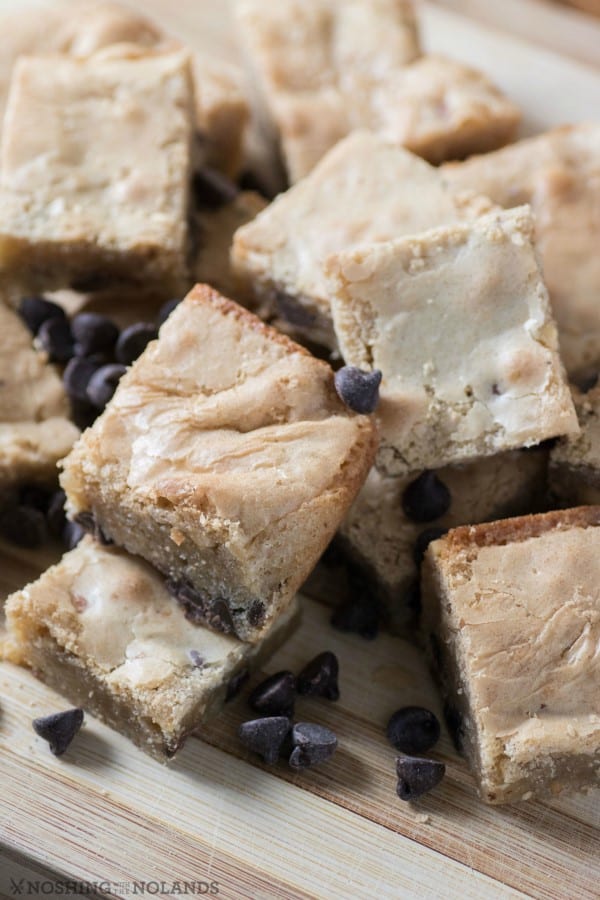 Peanut Butter Chocolate Chip Blondies