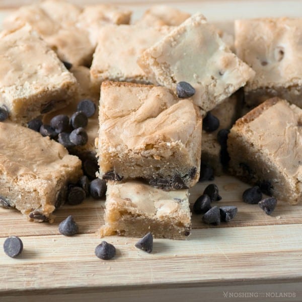 Peanut Butter Chocolate Chip Blondies