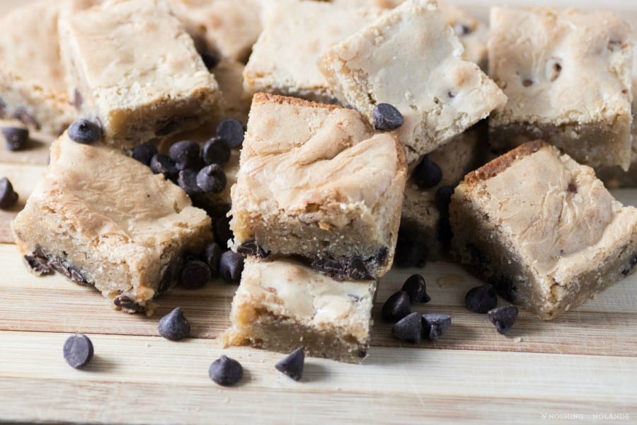 Peanut Butter Chocolate Chip Blondies