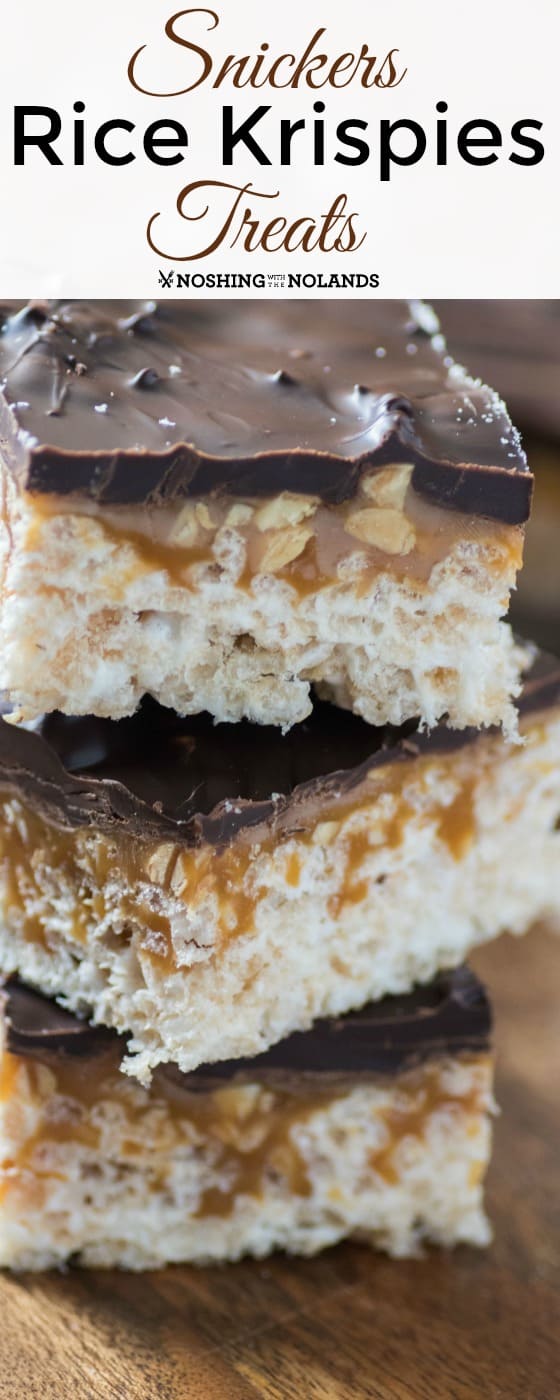 Snickers Rice Krispies Treats