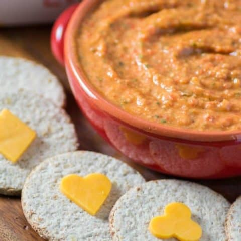 Healthy Roasted Red Pepper Dip