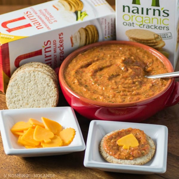 Healthy Roasted Red Pepper Dip