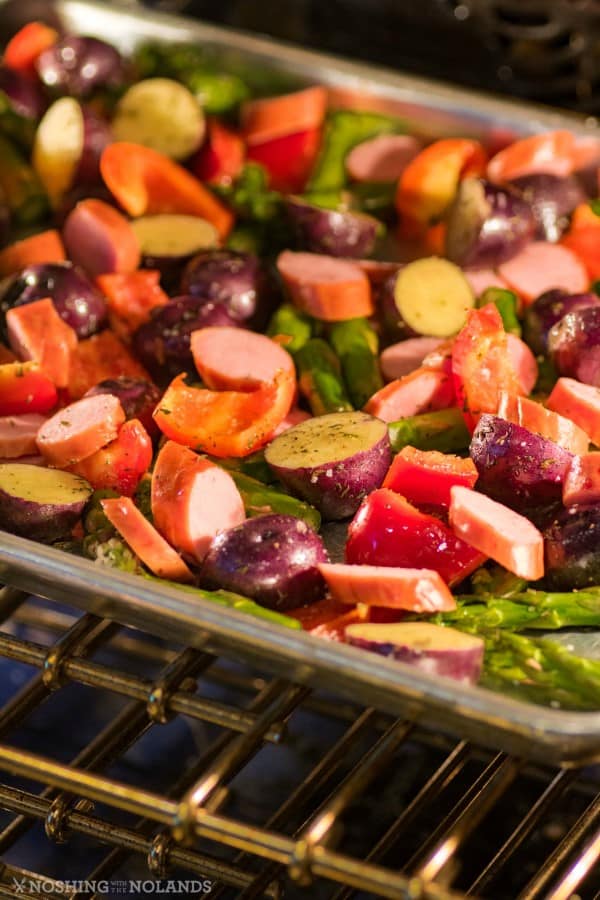 Roasted Sheet Pan Potatoes and Sausage