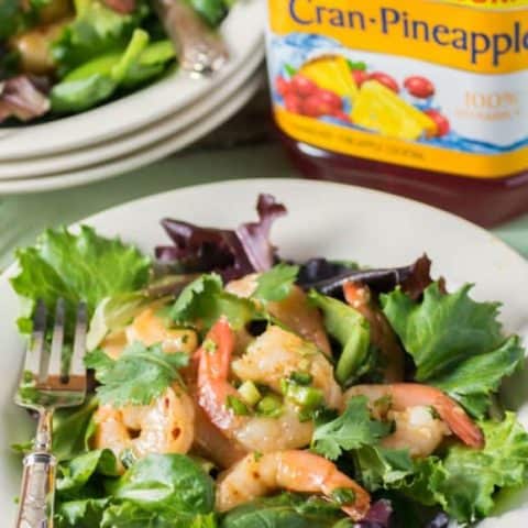 Shrimp Salad with Cranberry Pineapple Marinade