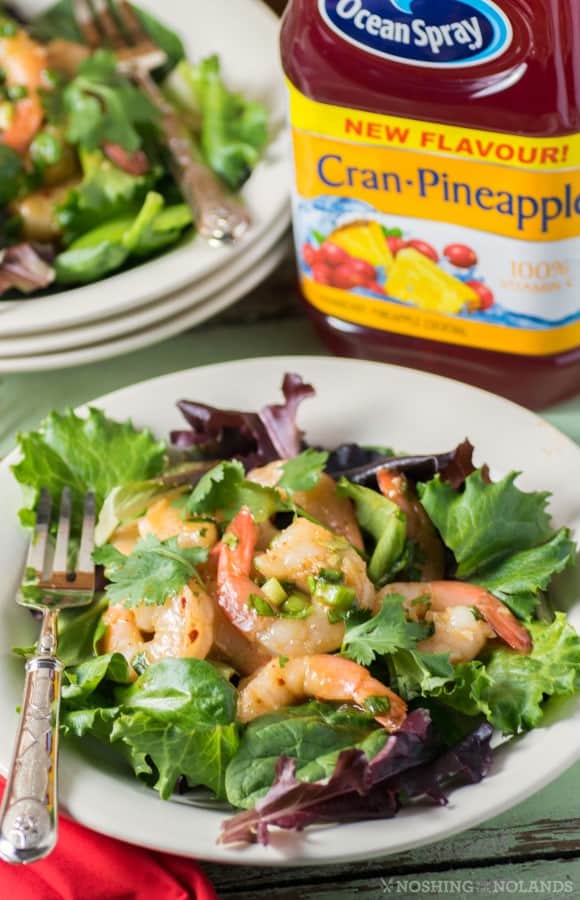 Shrimp Salad with Cranberry Pineapple Marinade