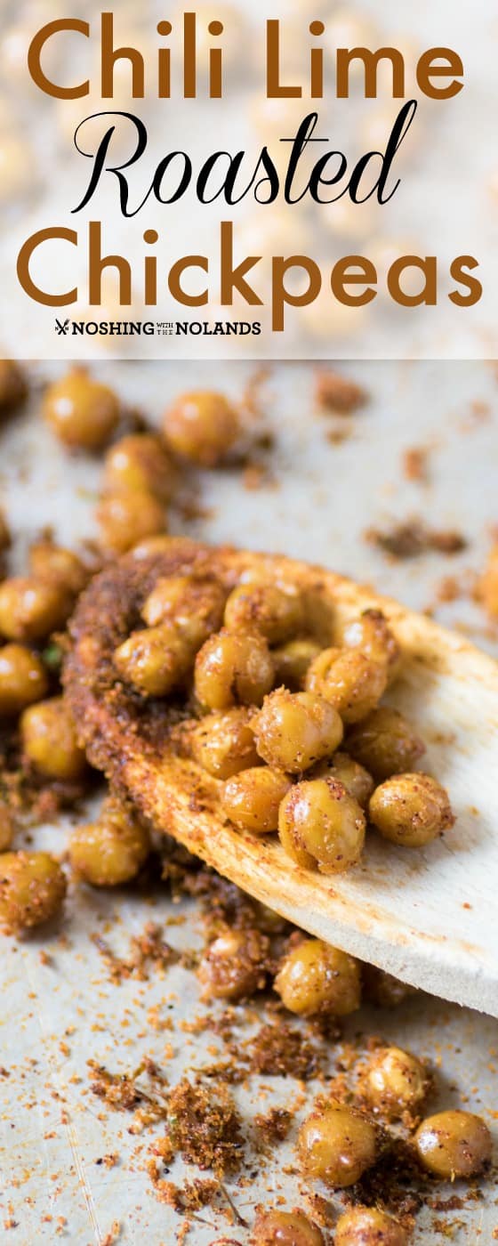 Chili Lime Roasted Chickpeas