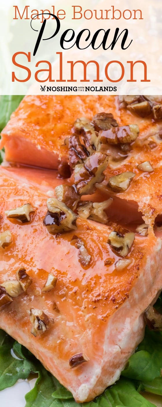 Maple Bourbon Pecan Salmon