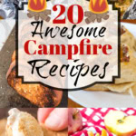 Collage of Campfire Recipes.