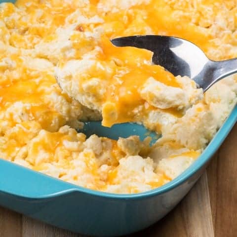 Cheesy Baked Scrambled Eggs Noshing With The Nolands