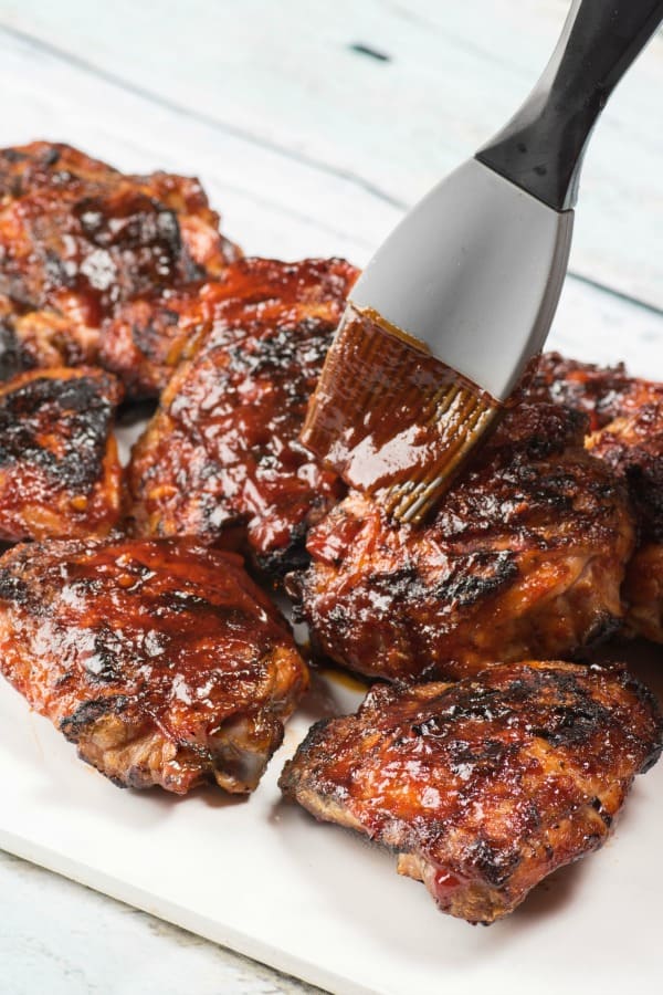 Grilled Chicken with Homemade BBQ Sauce