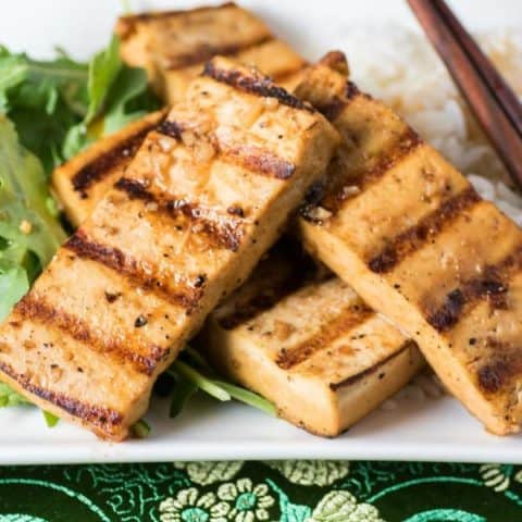 Marinated Grilled Spicy Tofu