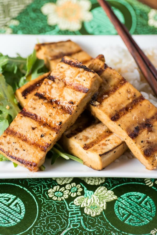 Marinated Grilled Spicy Tofu