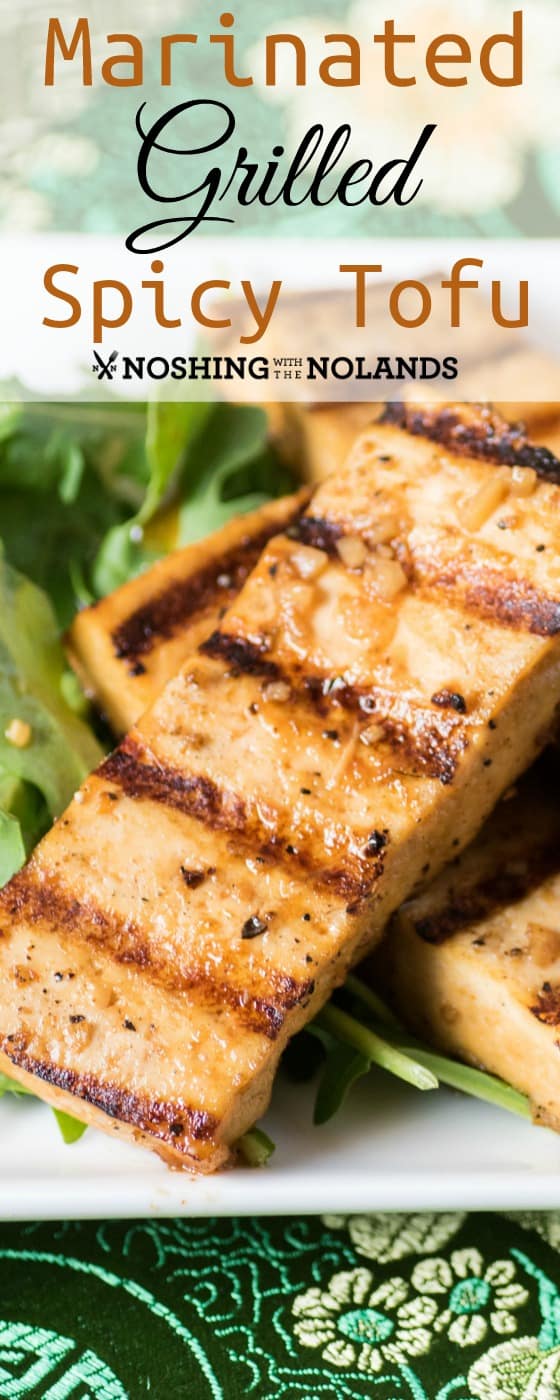 Marinated Grilled Spicy Tofu