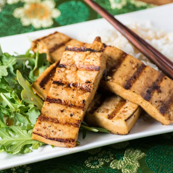 Marinated Grilled Spicy Tofu