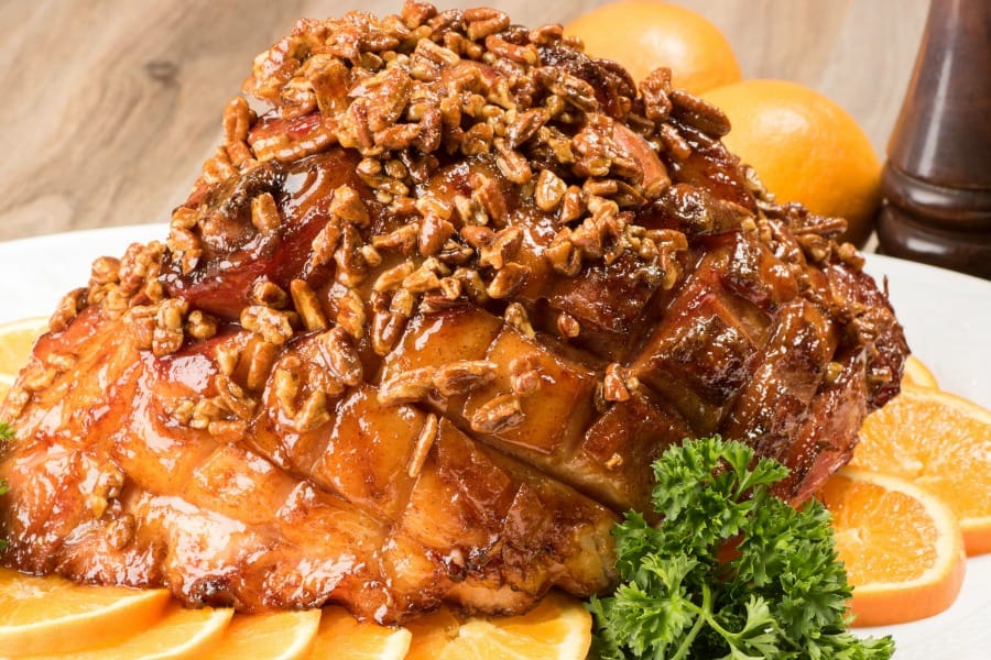 Southern Pecan Glazed Ham