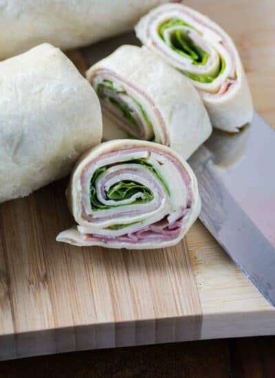 Ham Havarti Pinwheels hero.