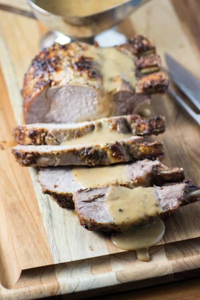 Rosemary Mustard Loin of Pork