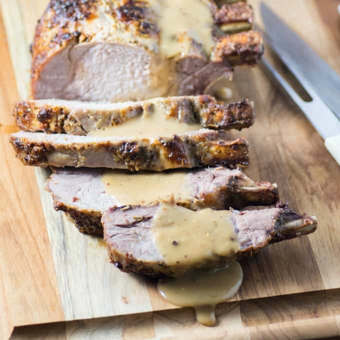 Rosemary Mustard Loin of Pork