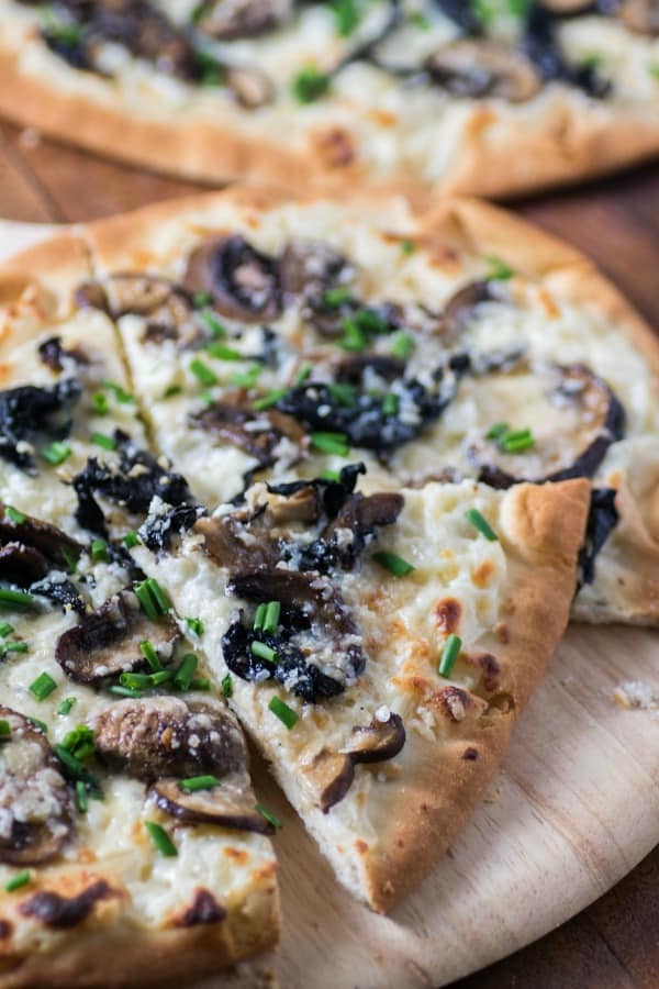 Three Mushroom Pecorino Truffled Flatbread