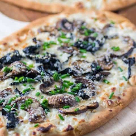 Three Mushroom Pecorino Truffled Flatbread