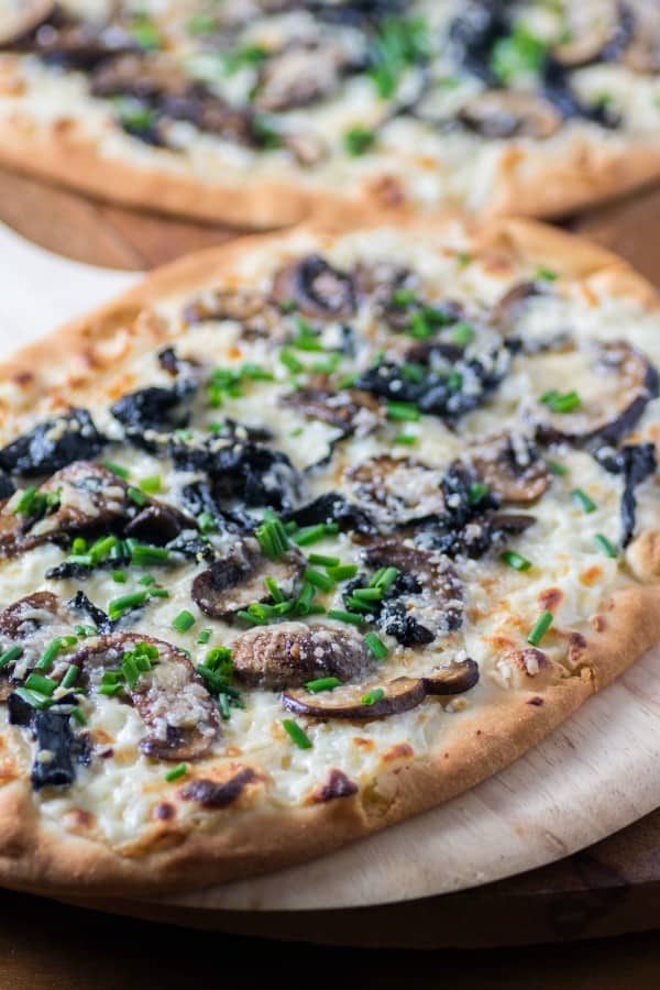 Three Mushroom Pecorino Truffled Flatbread