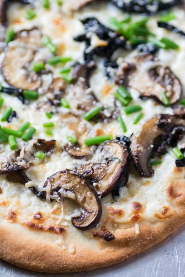 Three Mushroom Pecorino Truffled Flatbread