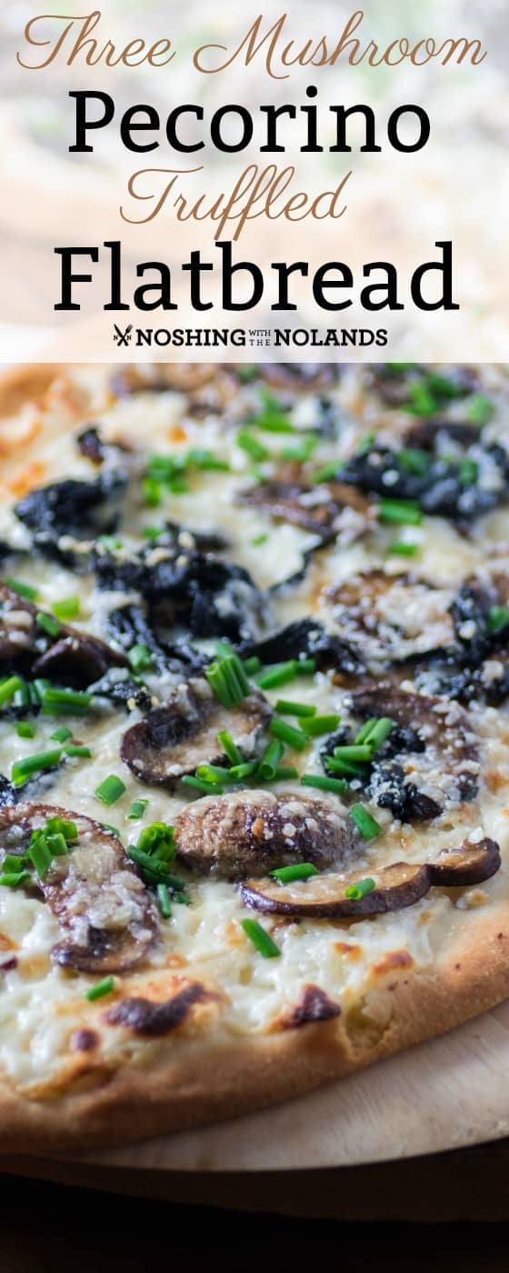 Three Mushroom Pecorino Truffled Flatbread