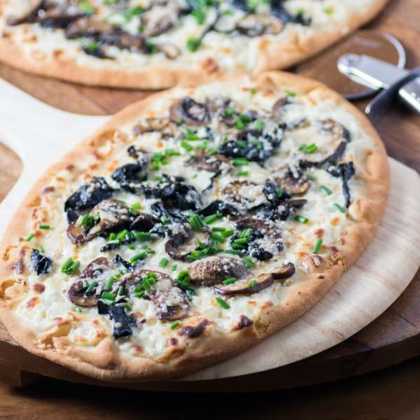 Three Mushroom Pecorino Truffled Flatbread