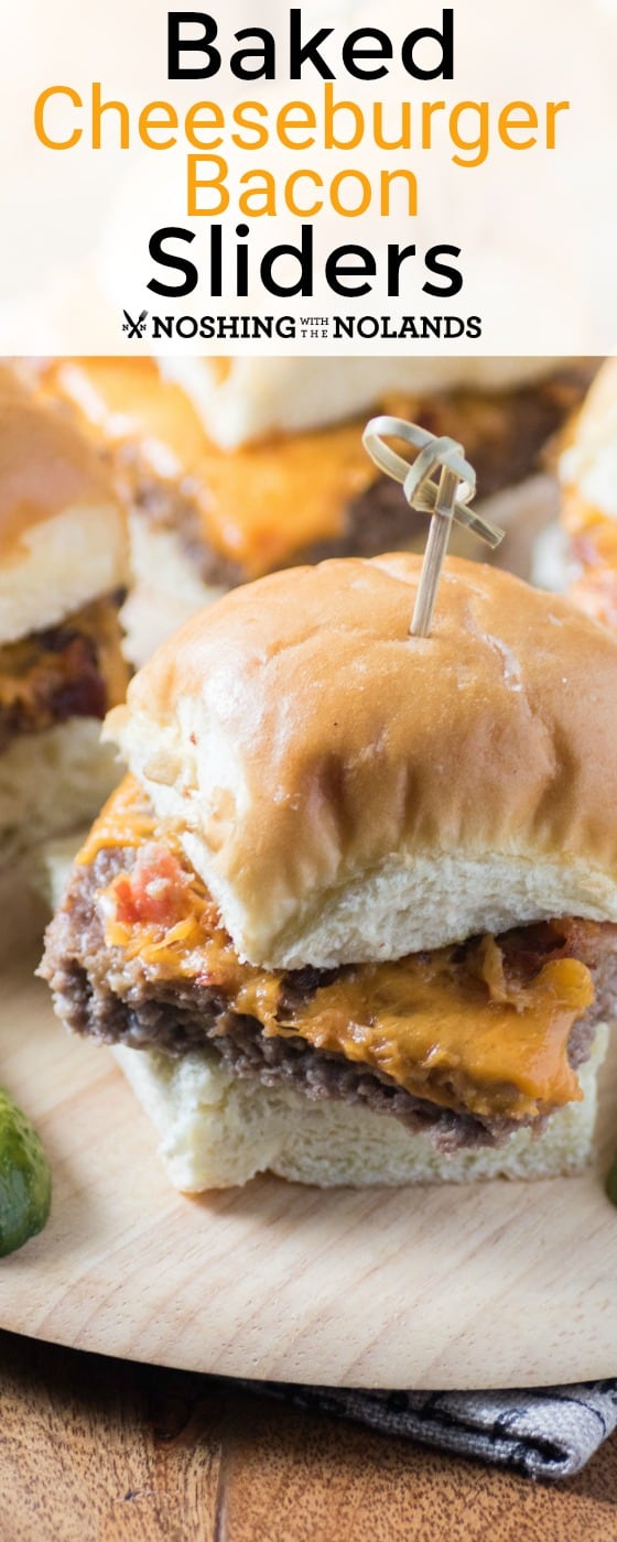 Baked Cheeseburger Bacon Sliders