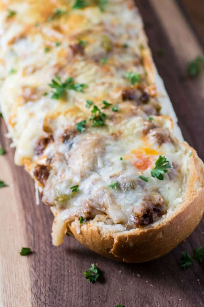 Cheesy Sausage Stuffed Bread