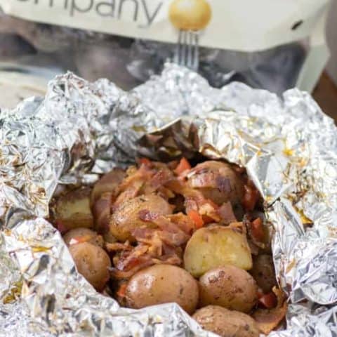 Grilled Spiced Chicken Potato Foil Packs