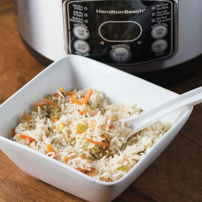 Rice Cooker Rice Pilaf