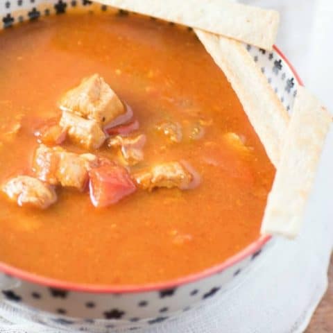 Slow Cooker Tortilla Soup