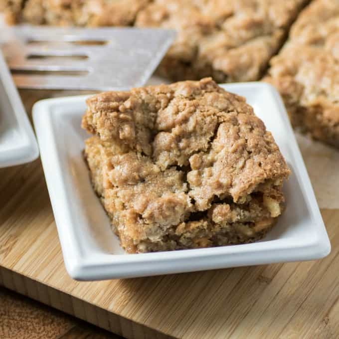 Apple Butterscotch Bars are easy to make and a lovely dessert