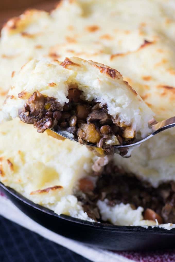 Comforting Lentil Shepherd's Pie