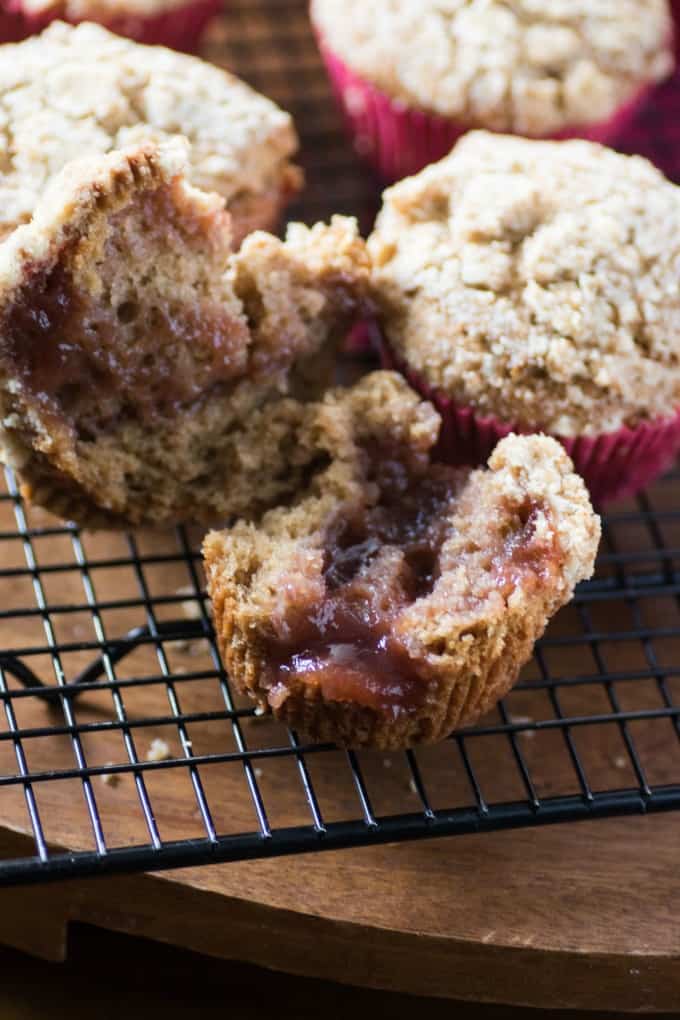 Peanut Butter and Jam Muffins