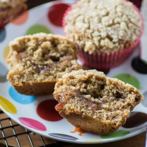 Peanut Butter and Jam Muffins