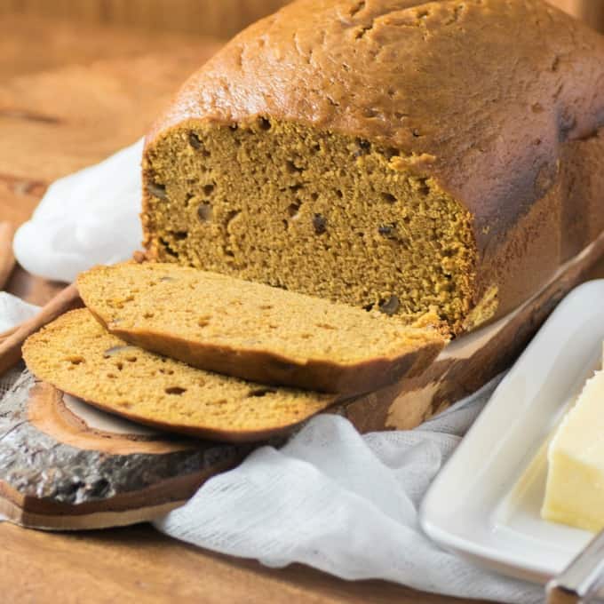 Bread Machine Pumpkin Pie Spice Loaf