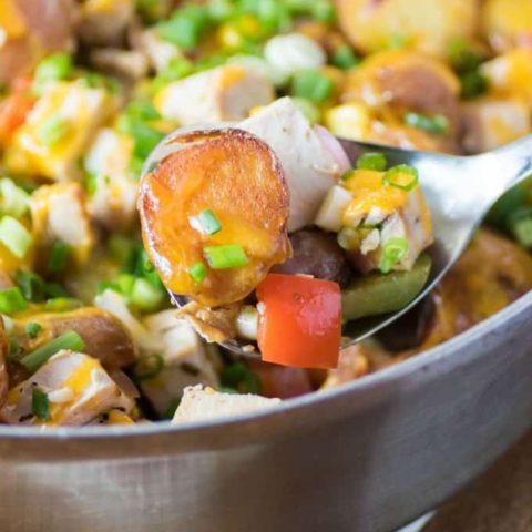 Leftover Turkey Potato Hash