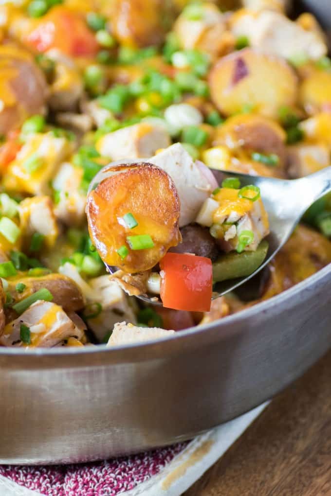 Leftover Turkey Potato Hash