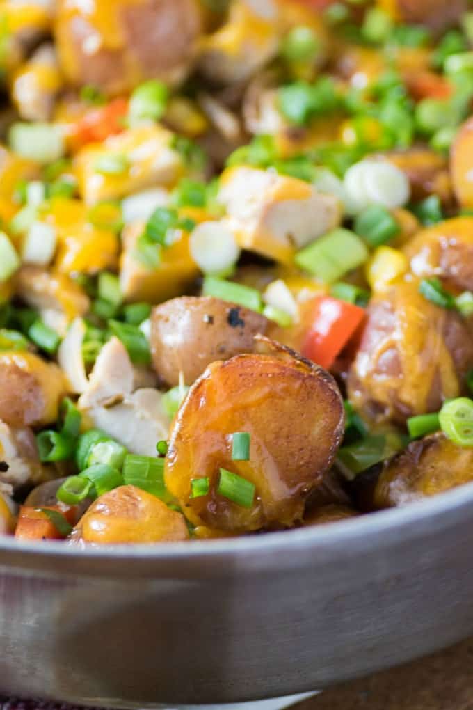 Leftover Turkey Potato Hash