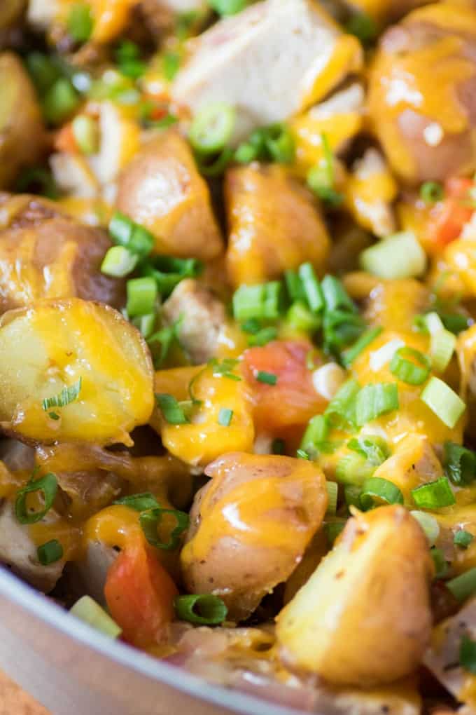 Leftover Turkey Potato Hash