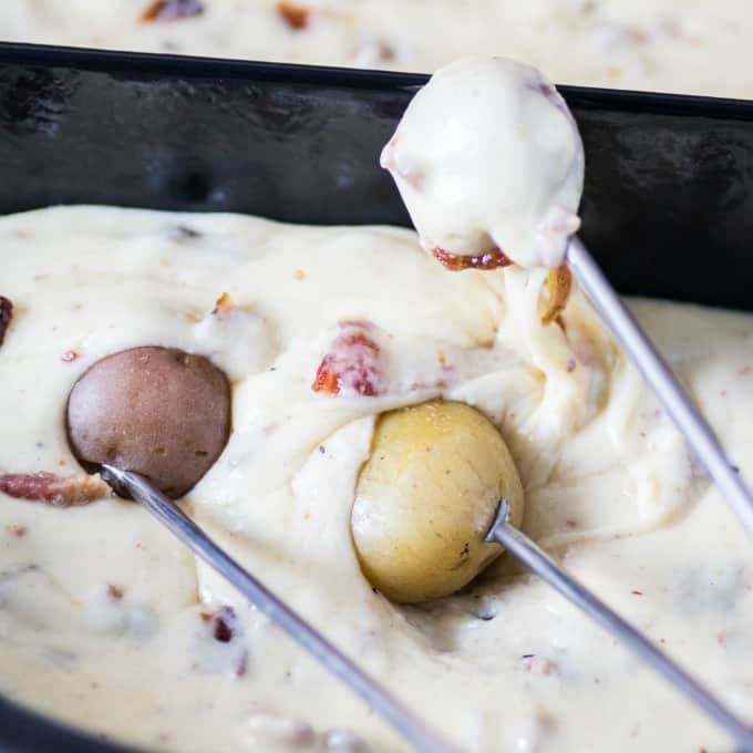 Baked Potato Fondue